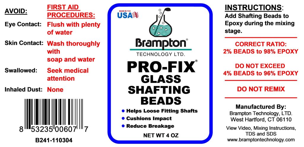 Glass Shafting Beads