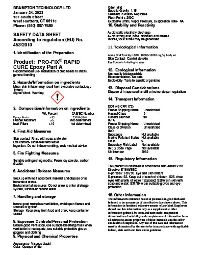 PRO-FIX<sup>®</sup> Rapid Cure Epoxy