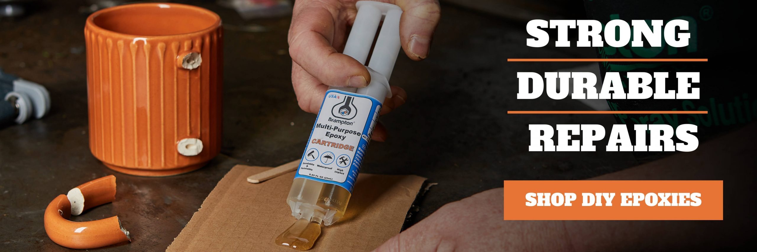 Strong Bonds - Durable Repairs - Three Formulas - Shoop DIY Epoxies
