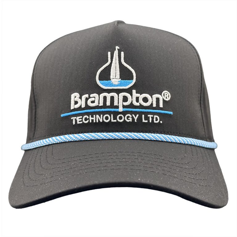 Brampton Technology Black Golf Rope Hat Front