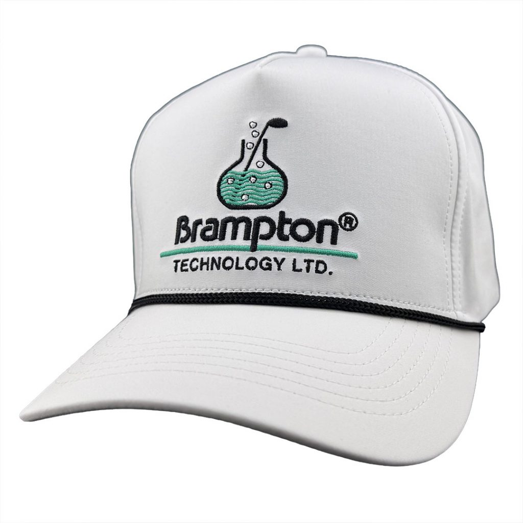 Brampton Technology White Golf Rope Hat Side