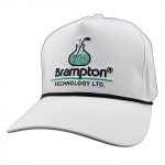 Brampton Technology White Rope Hat (Side) 1080px Brampton Technology White Golf Rope Hat Side